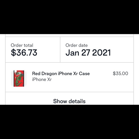Wildflower IPhone XR dragon case - Picture 2 of 2